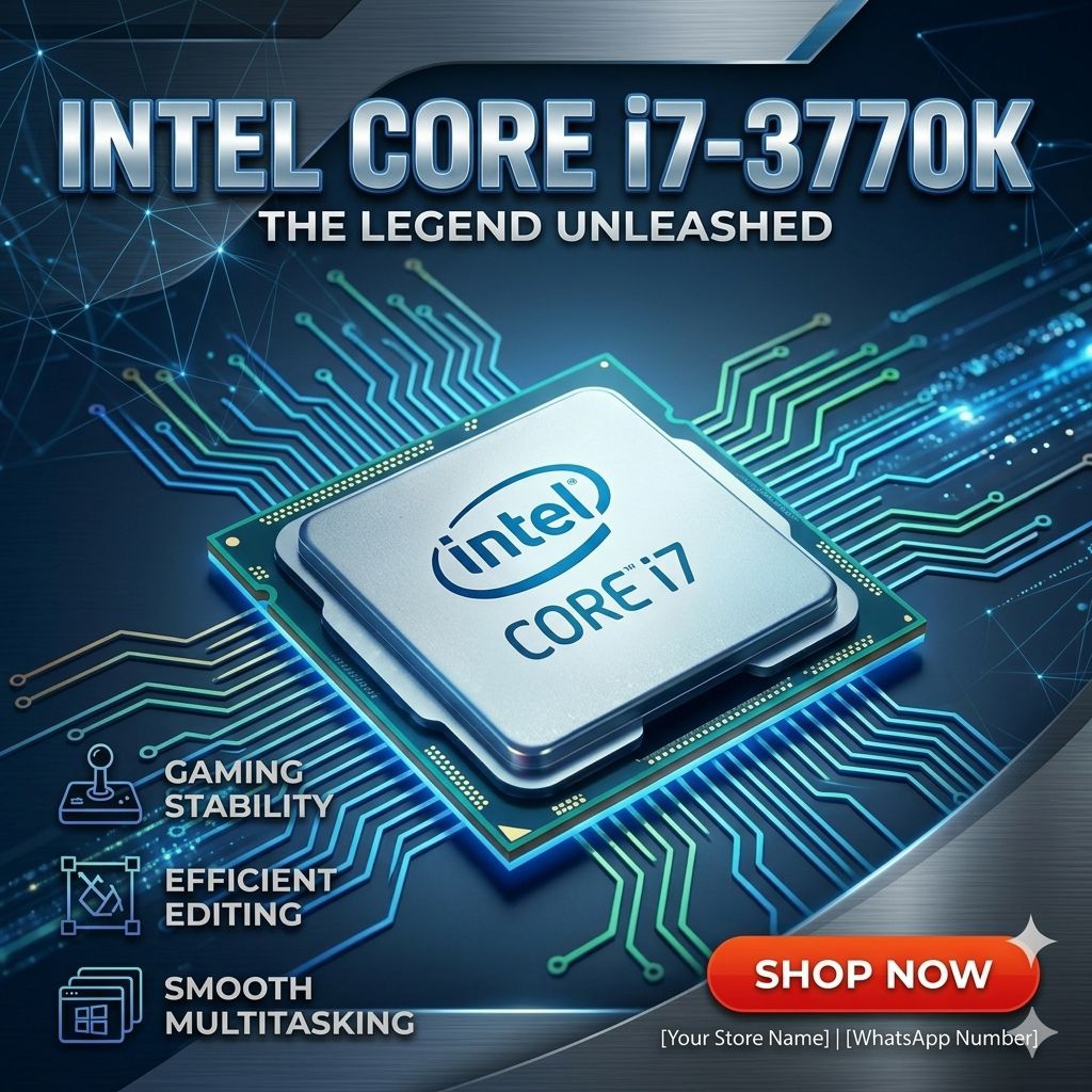 Paketan Mobo Gigabyte GA-Z77MX-D3H TH | Processor Intel Core i7 3770K | SSD Samsung 870 EVO 500 GB