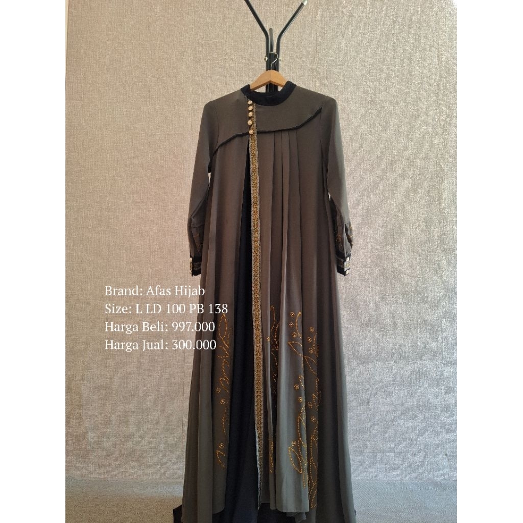 Preloved | Abaya Mewah Afas Hijab