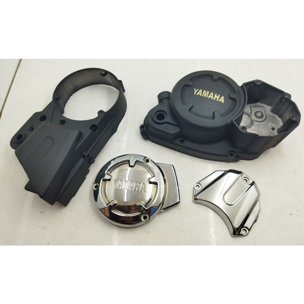 BAK KOPLING RX KING COATING  SEMI CROM  TUTUP CROM BLOK KOLPING RX KING 08 NEW