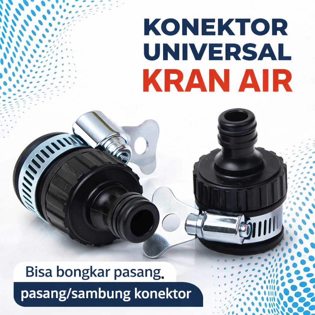 Universal Tap Adaptor Quick Connector Keran Air | Konektor Selang Air Quick Release Hose Connector