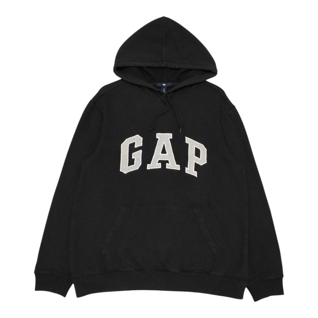 Hoodie GAP Logo Hitam / Black Second Original