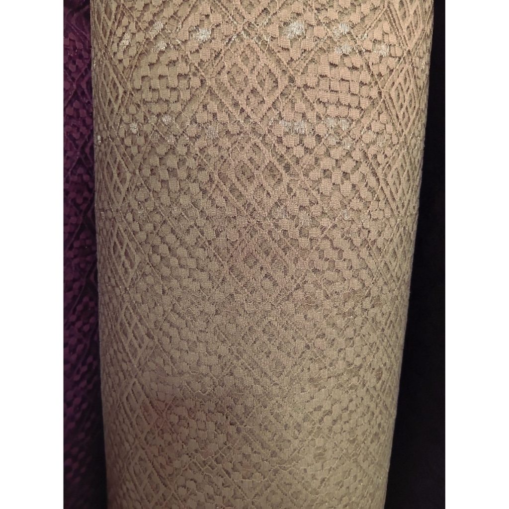 1/2 meter Kain Brokat | Bahan Brokat | Kain Meteran | Brokat Polos | Bahan Import