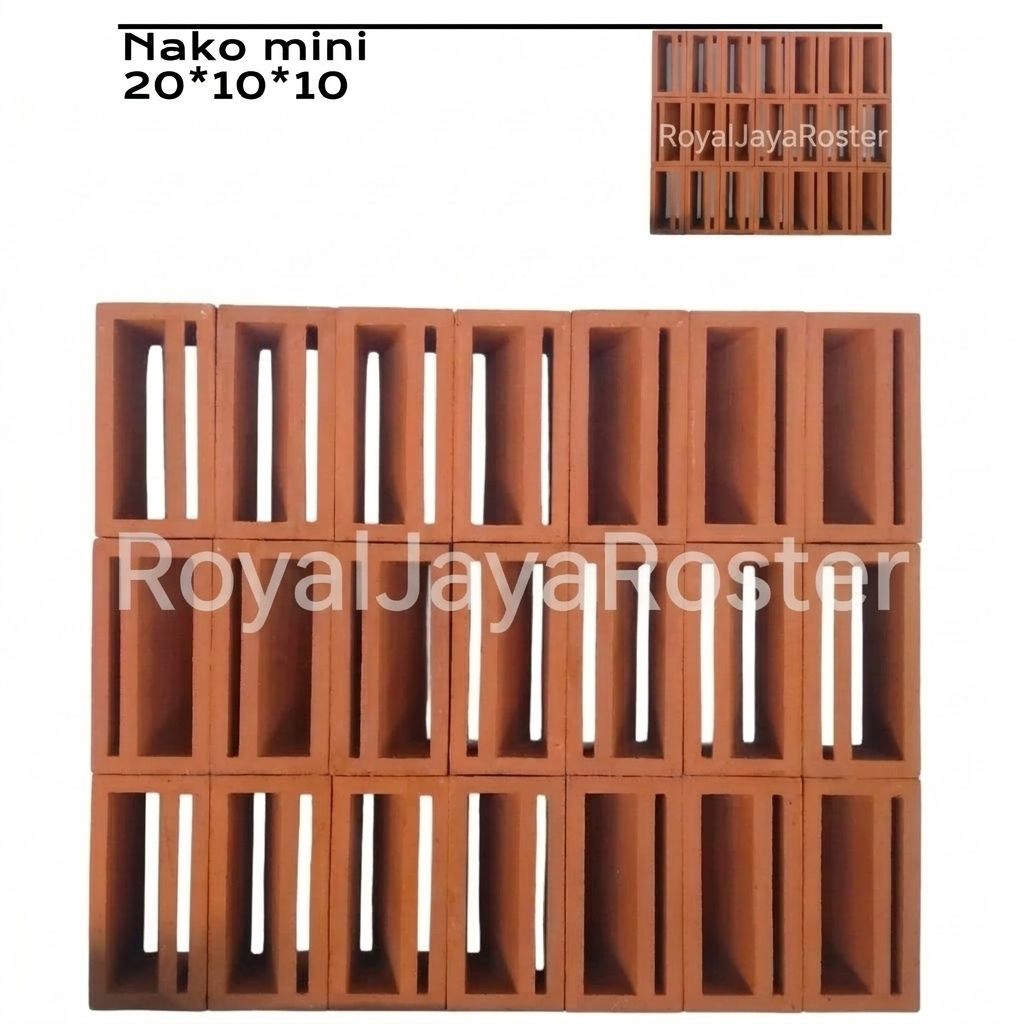 Roster beton/roster minimalis/roster lubang angin/Nako mini 20 x 10 x 10