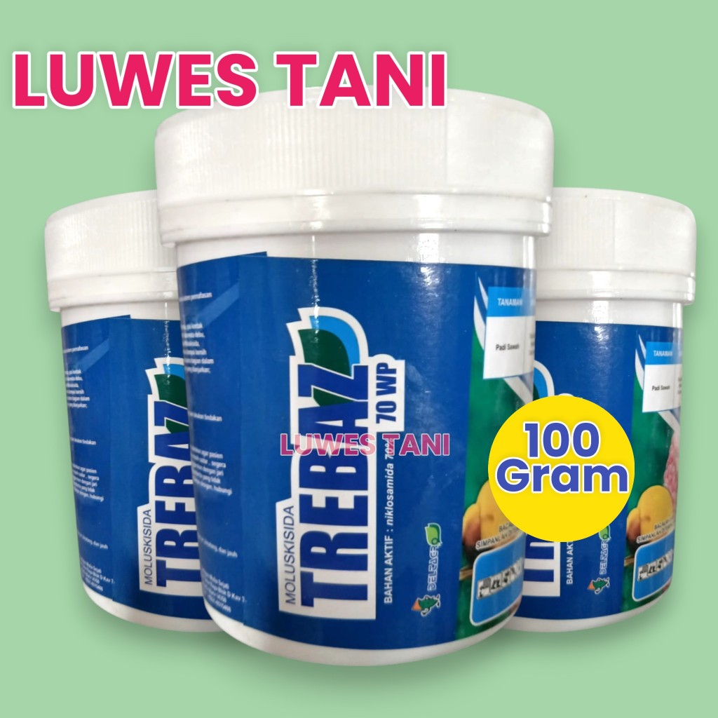 Trebaz 70 wp 100 gr moluskisida pembasmi keong siput