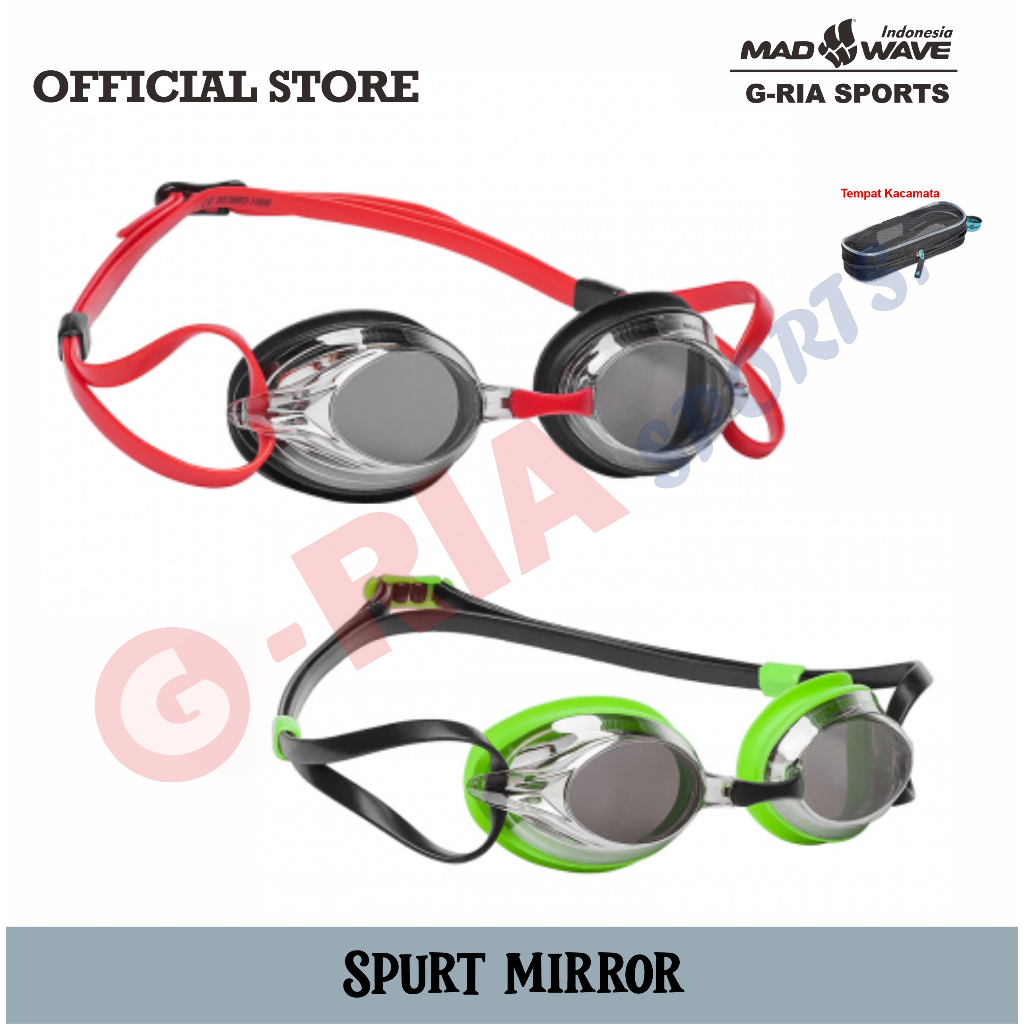 Kacamata Renang Original Madwave ( Spurt LensaMirror / Rainbow ) ALL SIZE
