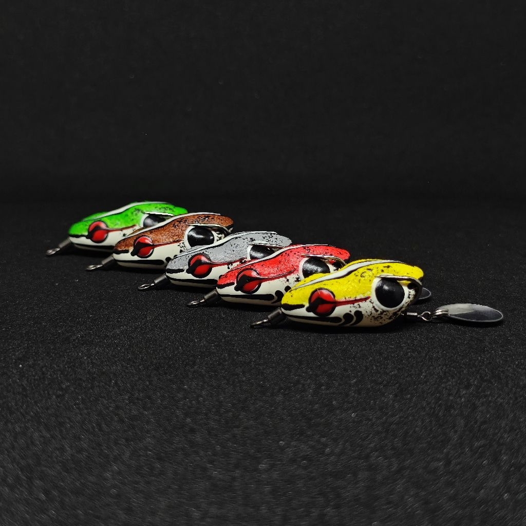 Soft Frog 3 cm Umpan Casting Gabus Hook VMC | DR Lure