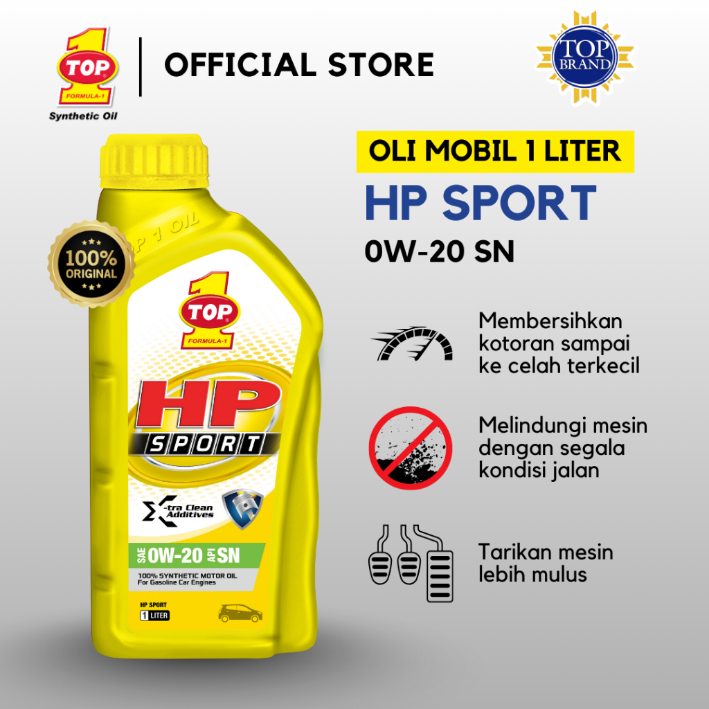 TOP 1 Oli Mobil HP SPORT 0W-20 - 1 L
