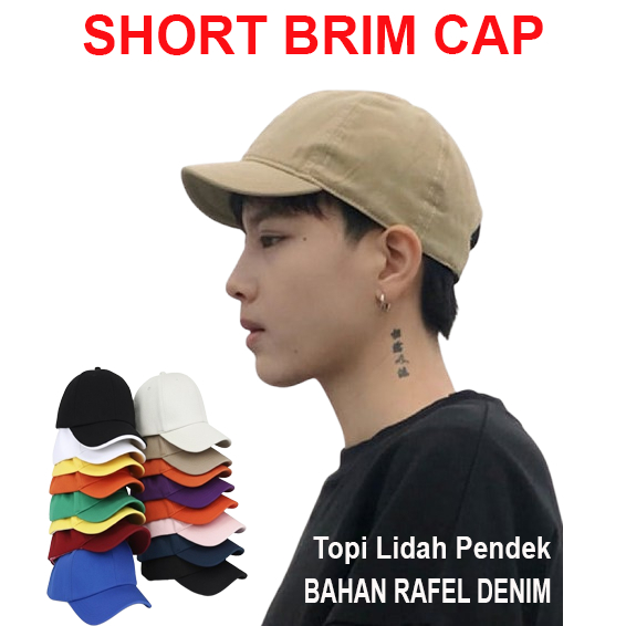 TOPI POLOS BASEBALL LIDAH PENDEK CLASSIC DUCK CAP KOREAN JAPAN RAPEL DENIM