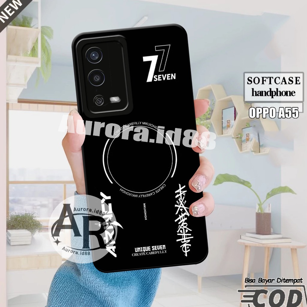 Softcase OPPO A55 - OPPO A16 - OPPO A54S - Casing Hp Oppo Pelindung hp - Silikon Mika - Aksesoris Hp