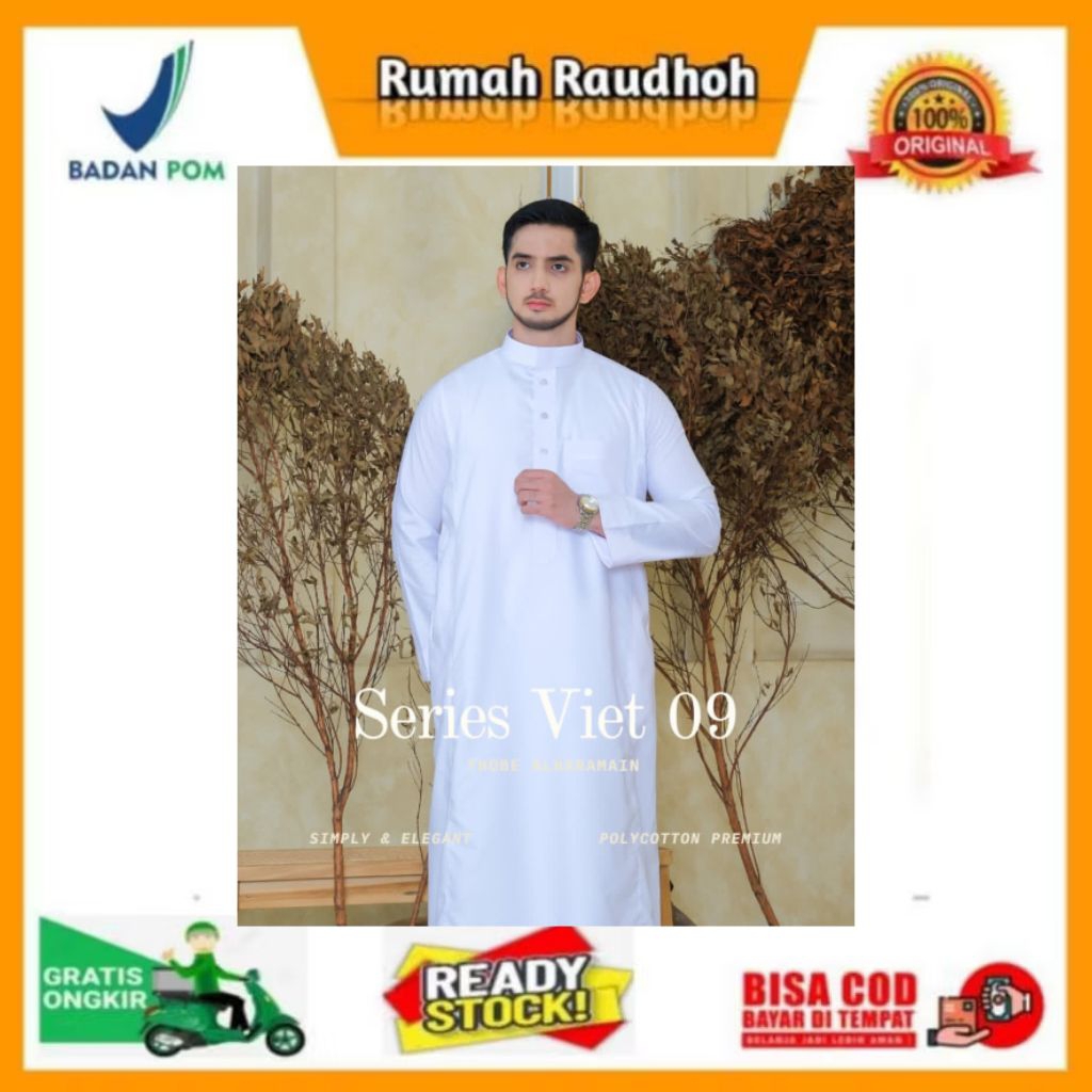 JUBAH AL HARAMAIN THOBE VIET 09 POLYKATUN