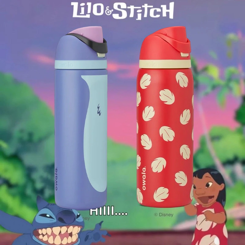 Owala FreeSip Lilo & Stitch Special Edition Insulated Stainless Steel Water Bottle 24oz/32oz