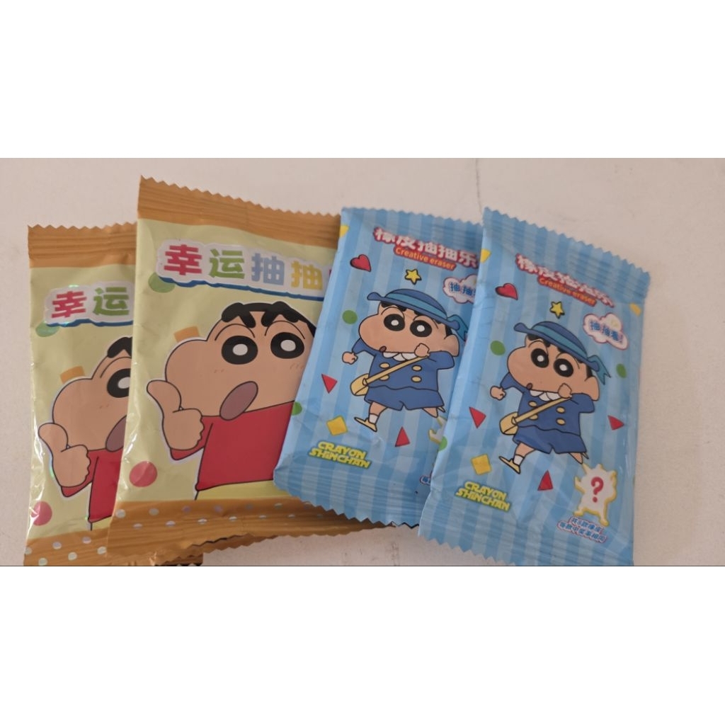 blind bag penghapus crayon sinchan