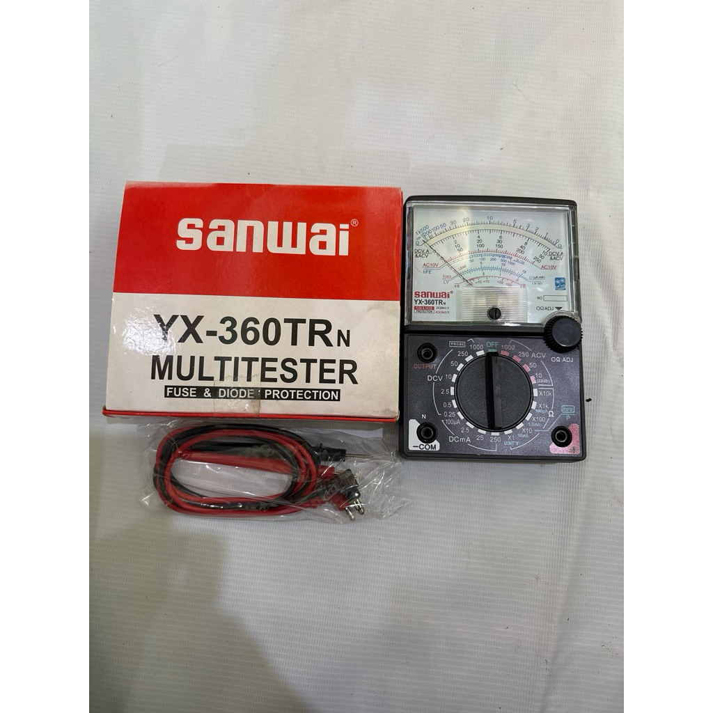 MULTITESTER / MULTIMETER / AVOMETER ANALOG SUNWA SAMWA YX360TR ELB