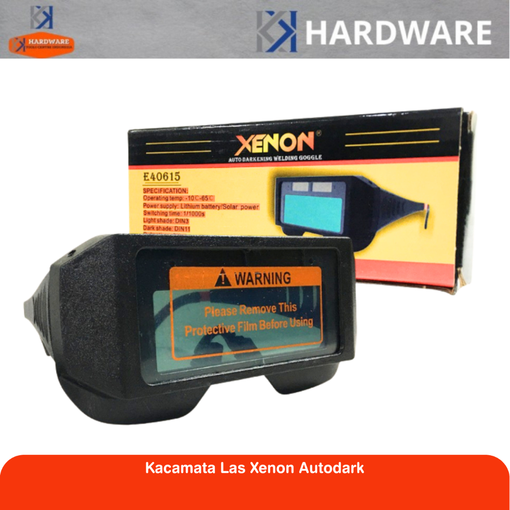 Kacamata Las XENON Kacamata Las Auto Darkening Kacamata Las Otomatis Sensor Cahaya Original