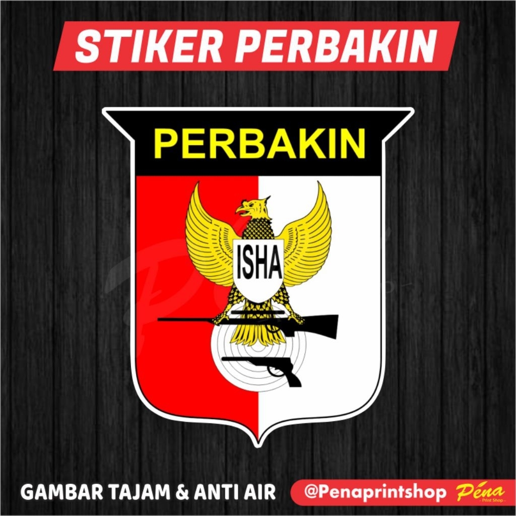 Stiker PERBAKIN Waterproof / Logo Perbakin Berburu