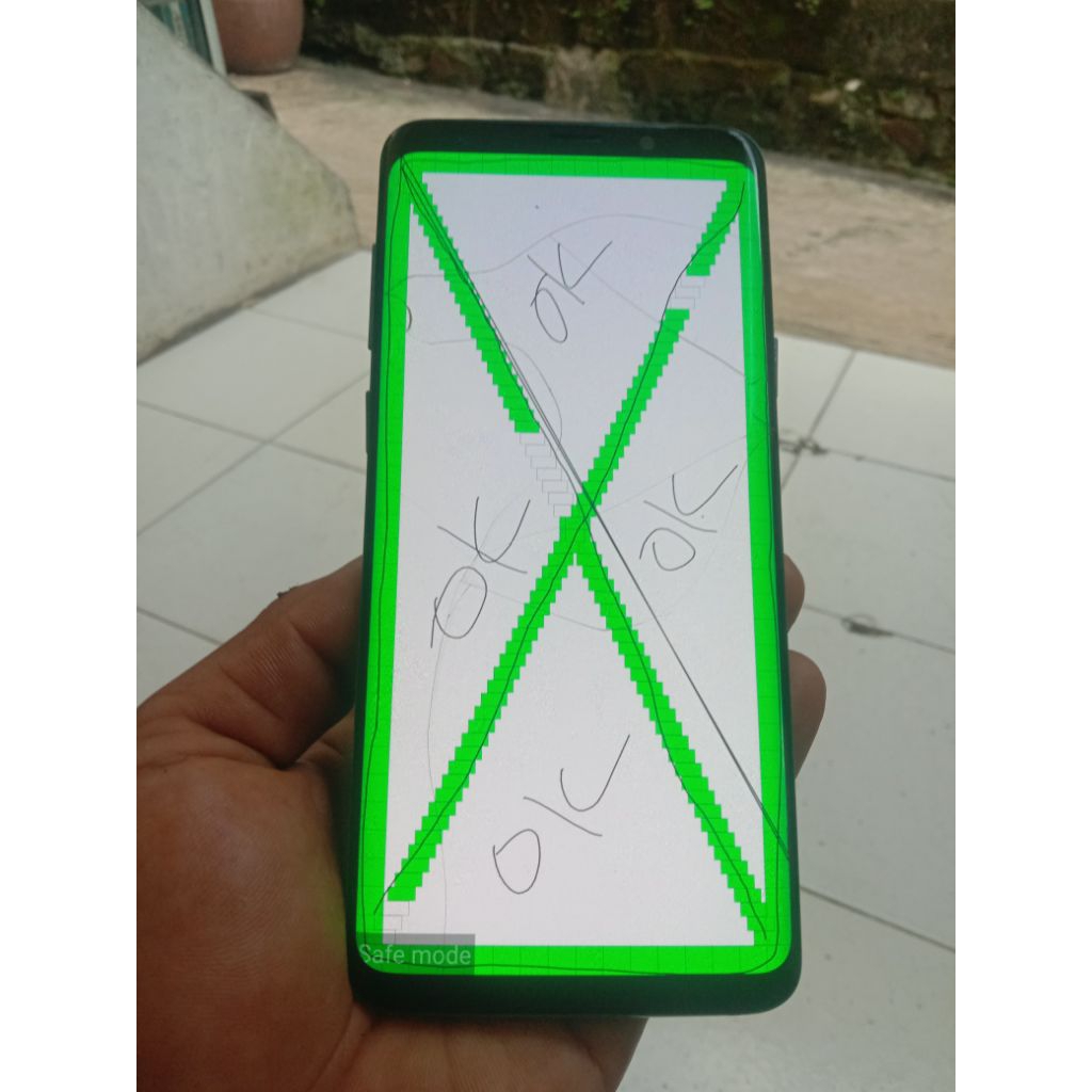 Lcd tc samsung s9 plus original minus retak sentuhan normal
