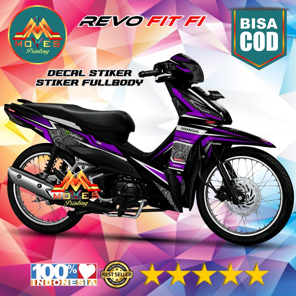 decal stiker motor revo fit fi stiker variasi revo fit fi full body stiker revo fit fi
