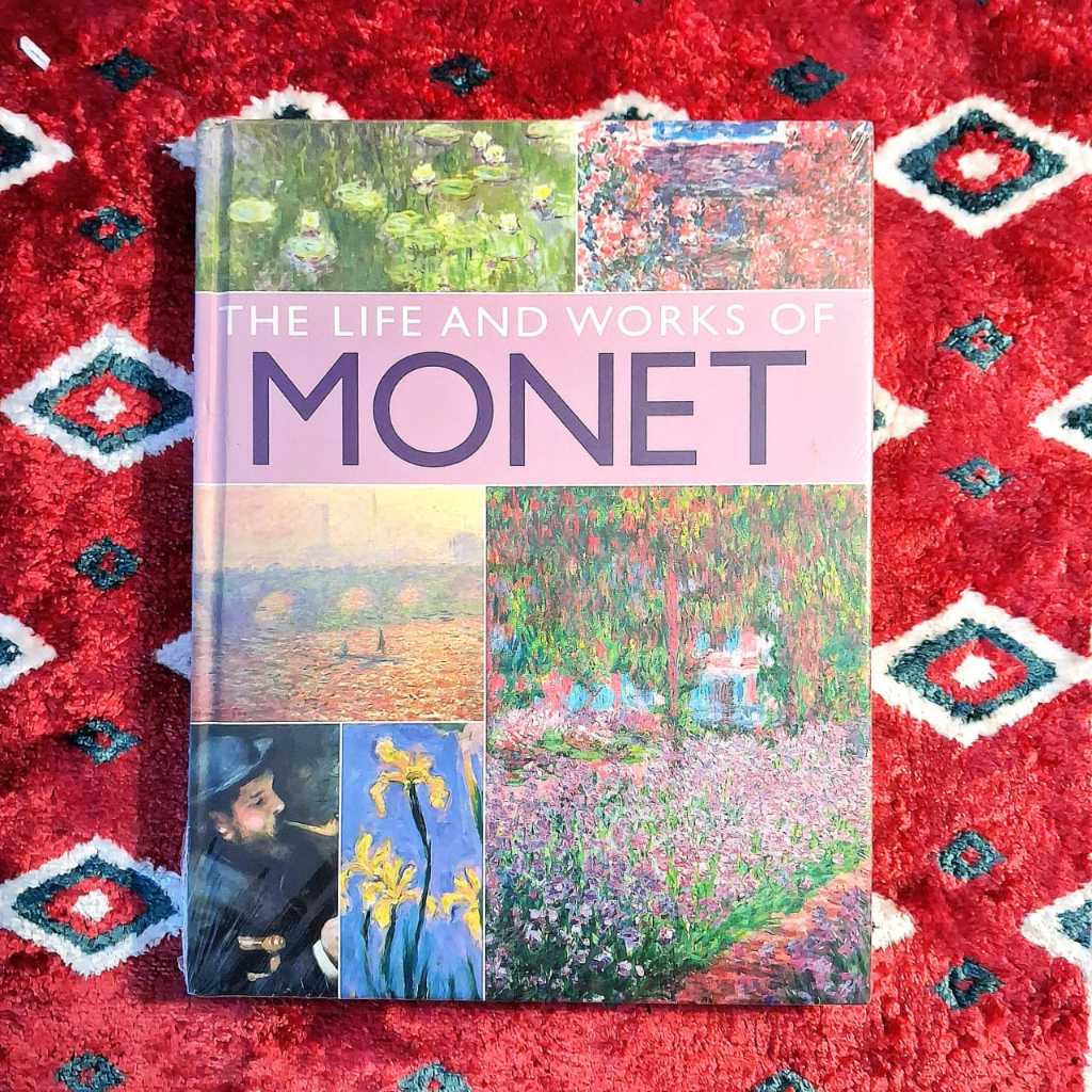 the life and works of Monet buku seni import
