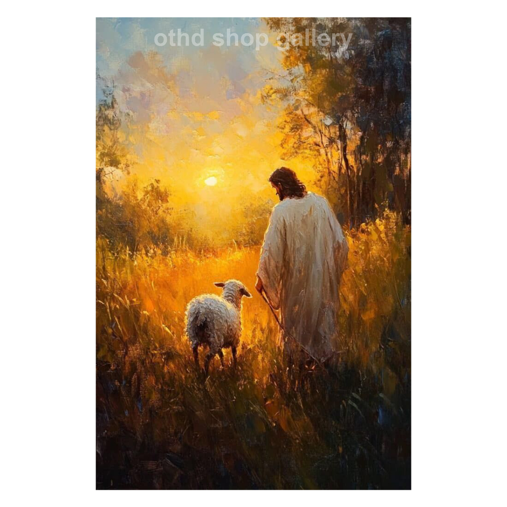 Lukisan Tuhan Yesus Dikala Senja