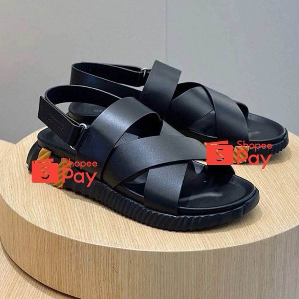 Sandal Pria Tali Kulit,Sandal Pria Kulit Cowok Leather 2725