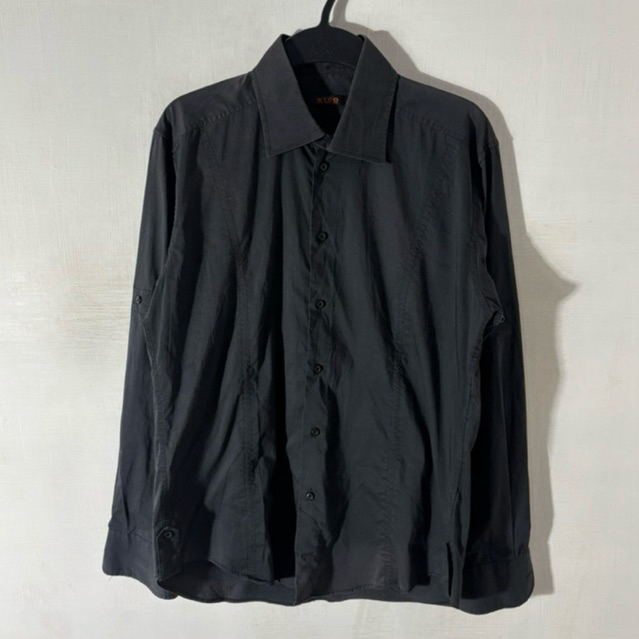 KEMEJA PANJANG STCO HITAM
