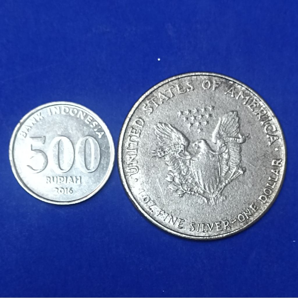 KOIN REPLIKA LIBERTY ONE DOLLAR UKURAN JUMBO