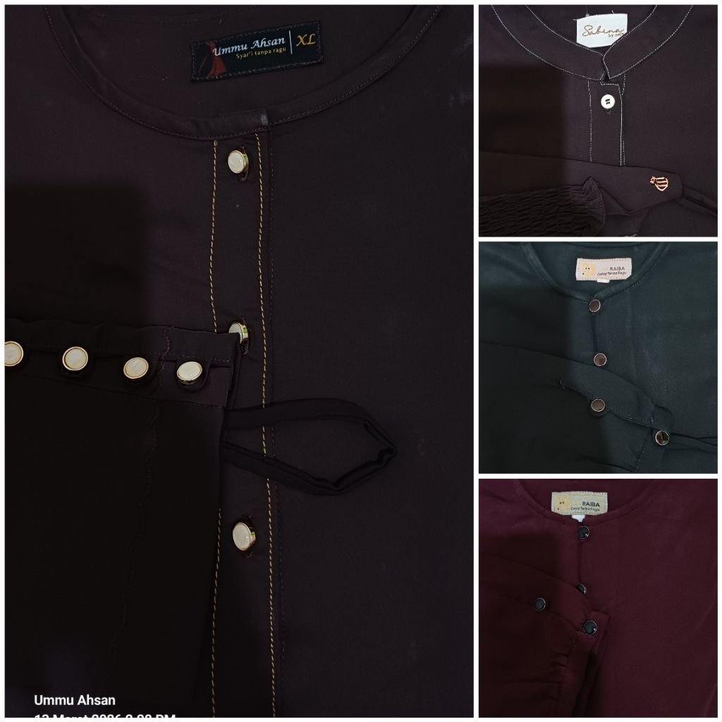 PRELOVED KHIMAR VALUABLE NONPAD KAREEM ANTI UV KHAIRANA MOSLEM WEAR KHIMAR ONLY NONPAD NACITA GAMIS 