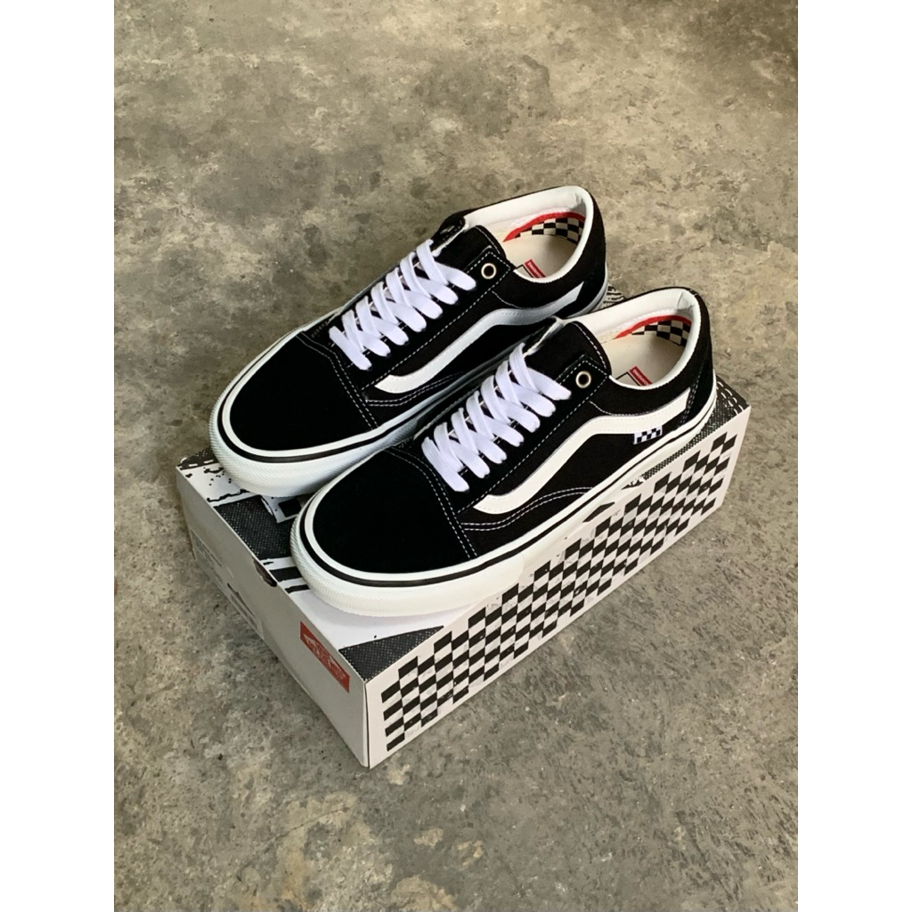 VANS OLD SKOOL SKATE RESMI NAVYA/GMG