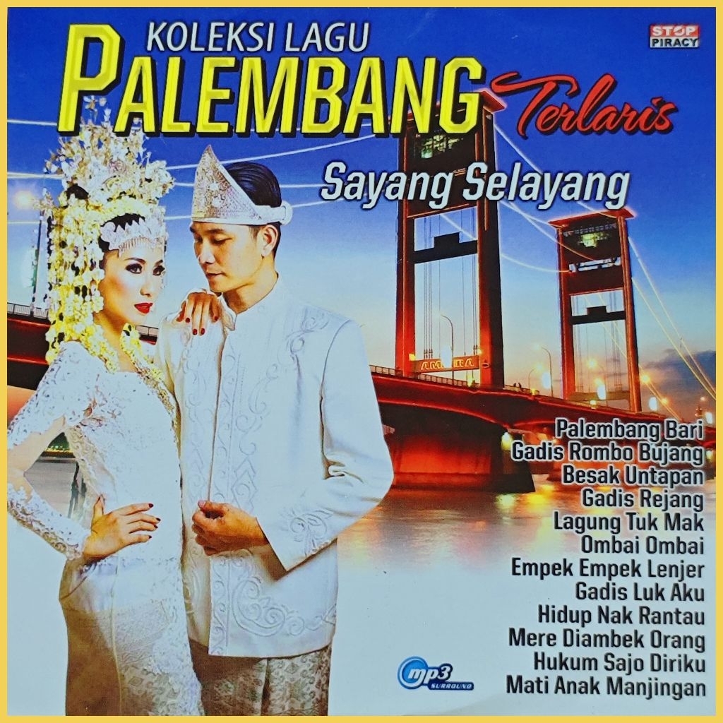 Kaset MP3 Audio Lagu Pop Jambi - Lampung - Palembang Campuran Album Edisi Pilihan Terbaik