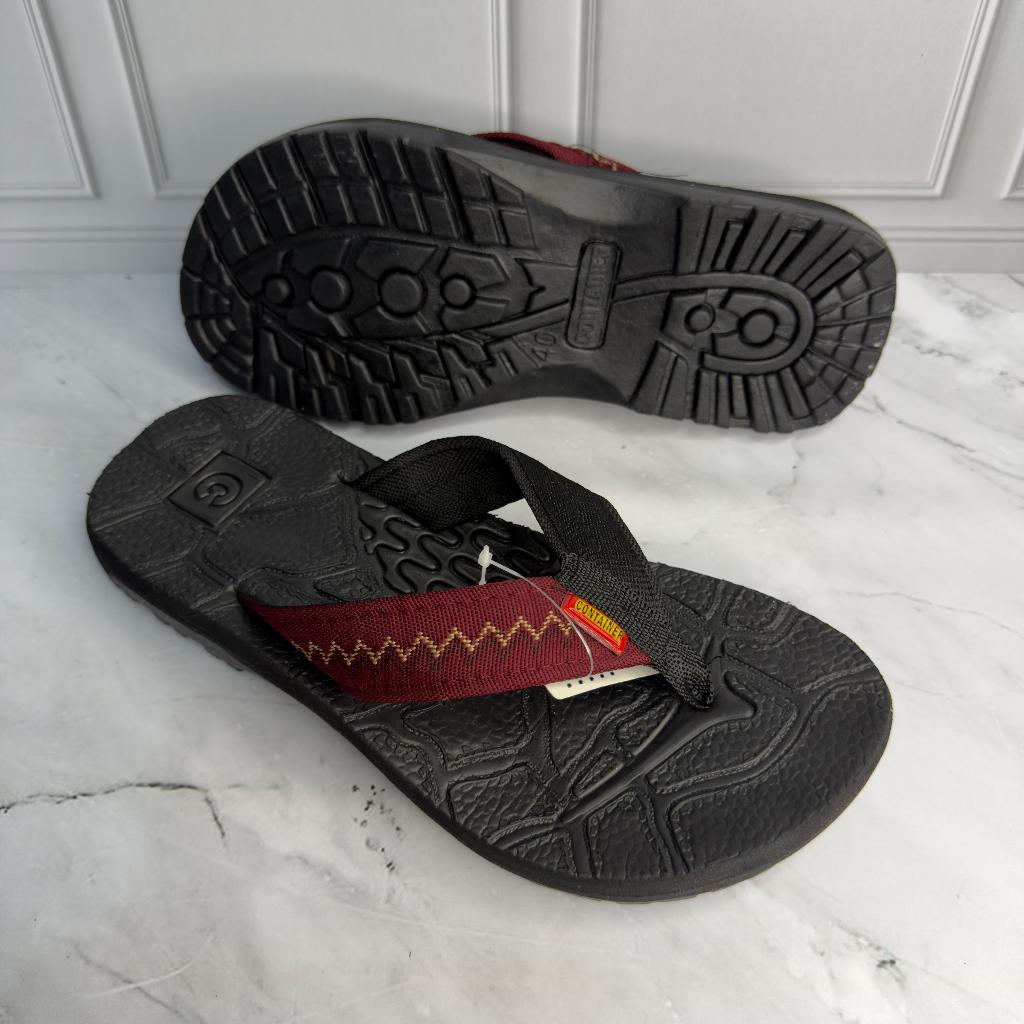 Sandal gunung CONTAINER - Sandal jepit casual pria sol karet tebal nyaman dipakai