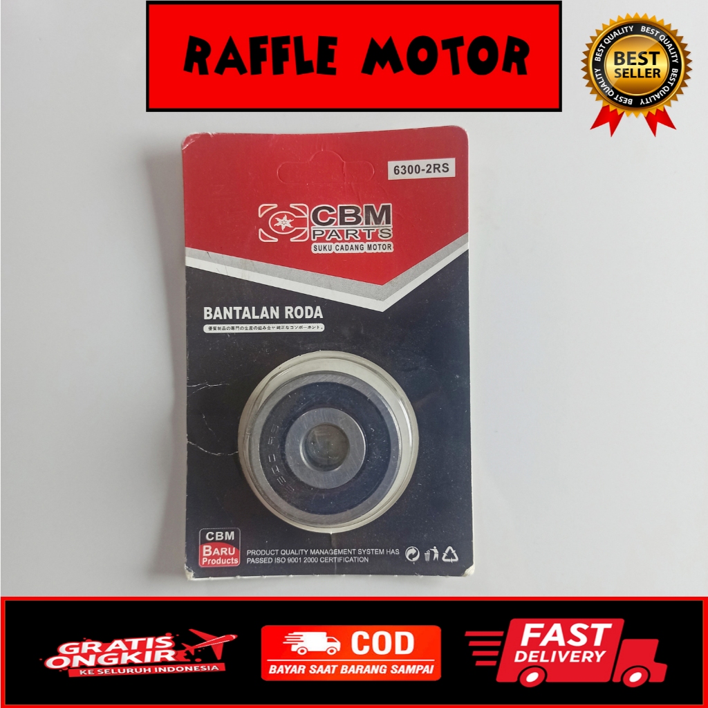 CBM BEARING 6300-2RS. LAHER 6300-2RS