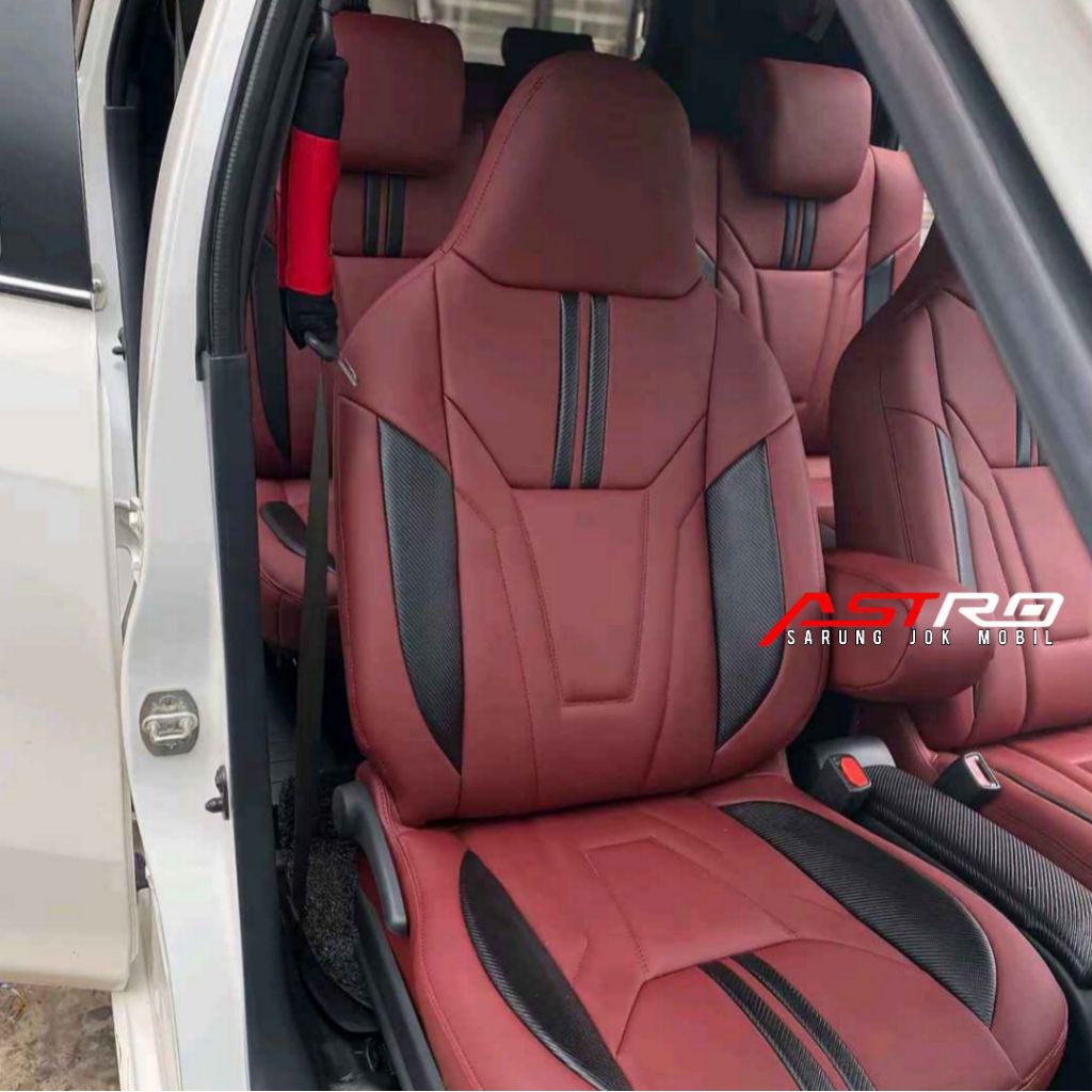 sarung jok mobil sigra calya full set cover jok calya sigra bahan kulit tebal adem anti air
