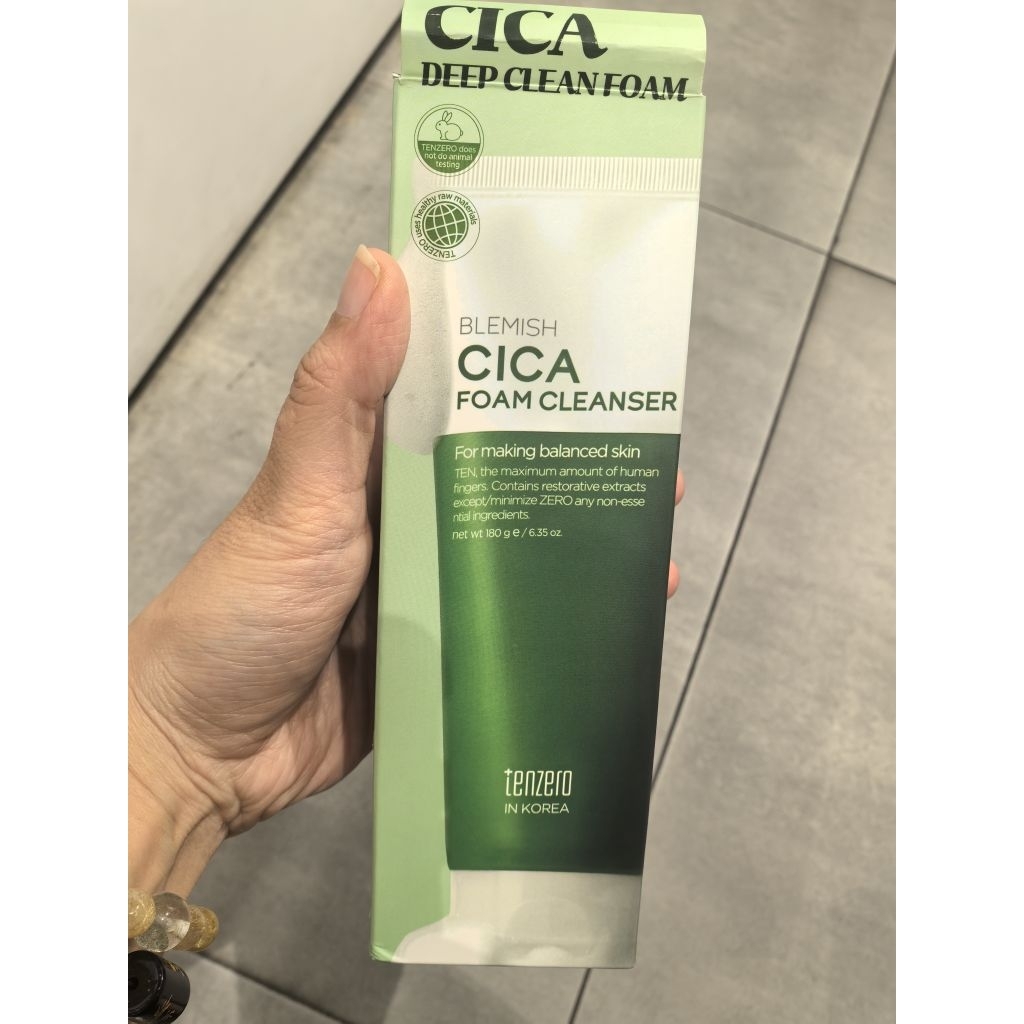 TENZERO BLEMISH CICA FOAM CLEANSER. TENZERO HYDRO COLLAGEN FOAM CLEANSER. CLEANSER FOAM TENZERO