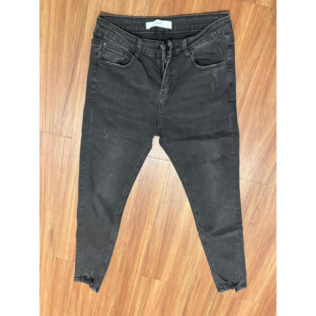 Odiva Straight Denim Pants Jeans