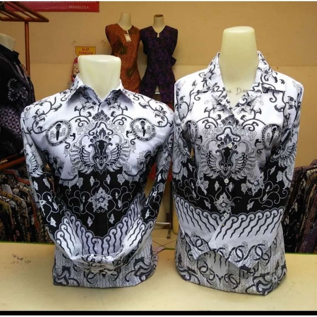 Batik PGRI pria wanita terbaru 2022