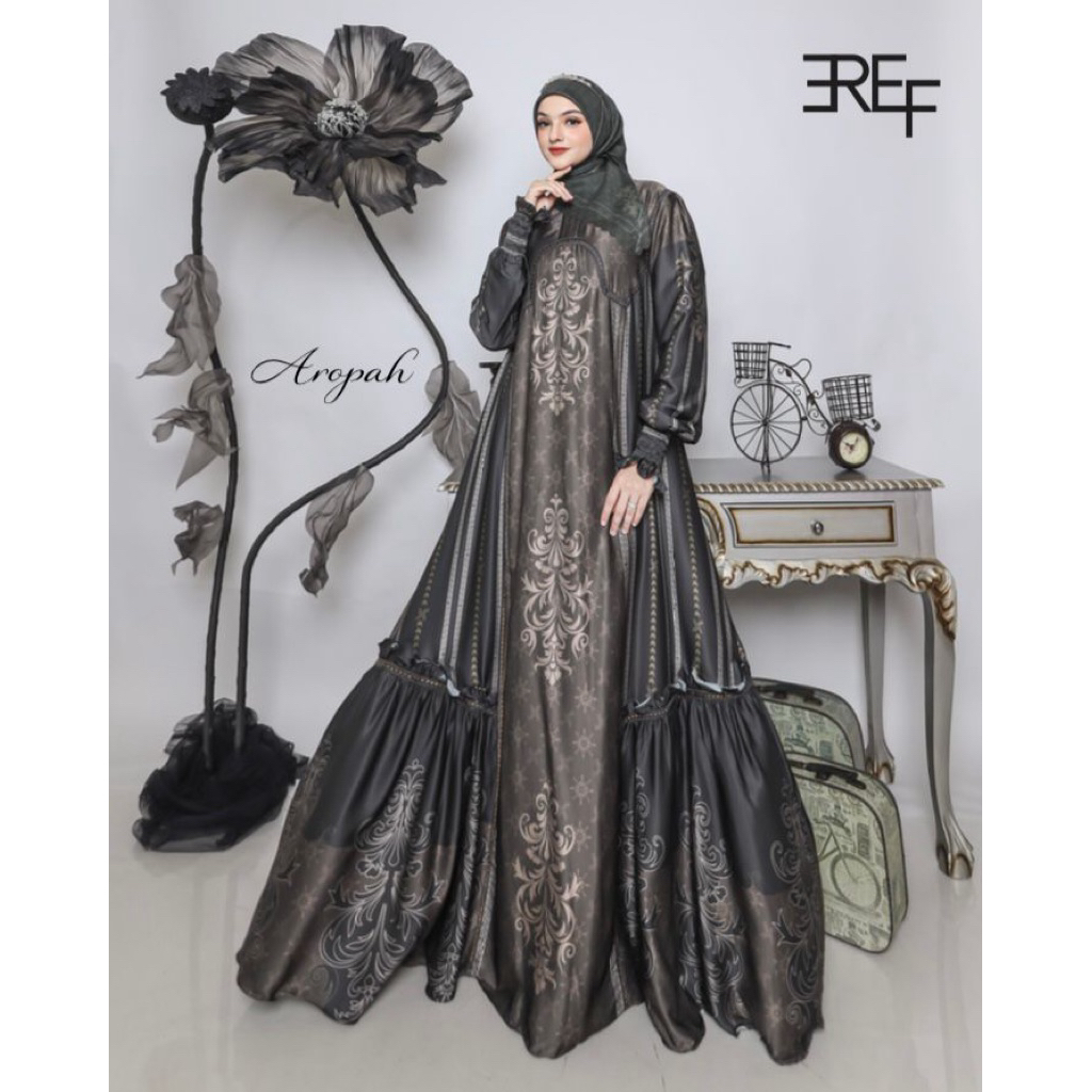 Gamis syari brand eref set sracft brand syari ErEf