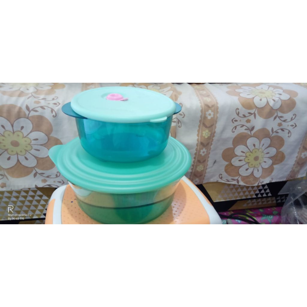 tupperware bowl bening 1 set (isi 2)