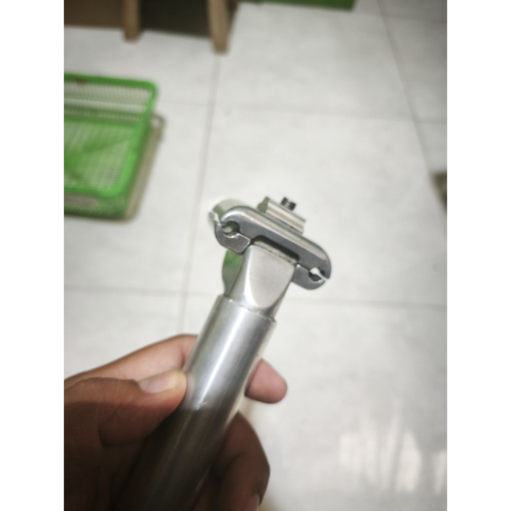 SEATPOST 26.8 KALLOY ALLOY SILVER VINTAGE PANJANG 20 CM