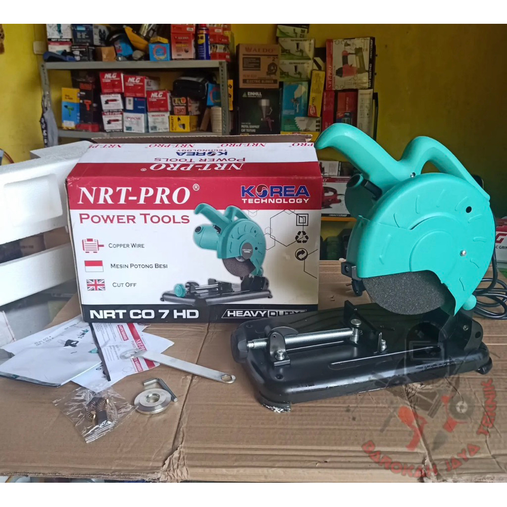 MESIN POTONG BESI CUT OFF 7 inc gerinda duduk 7 inc pemotong besi nrt pro /  cutting wheel nrt pro /
