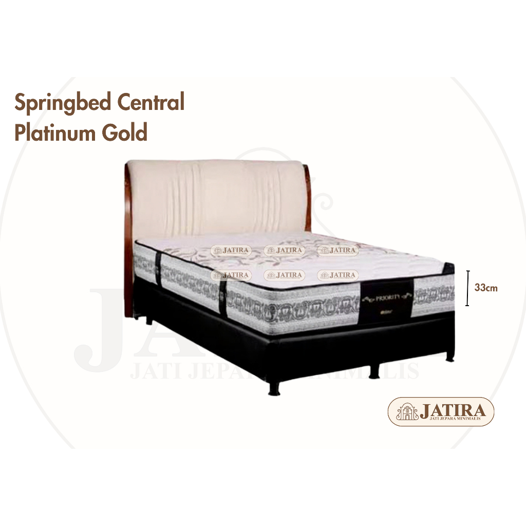 Springbed Central Platinum Gold| Kasur Matras Springbed Central Murah Palembang