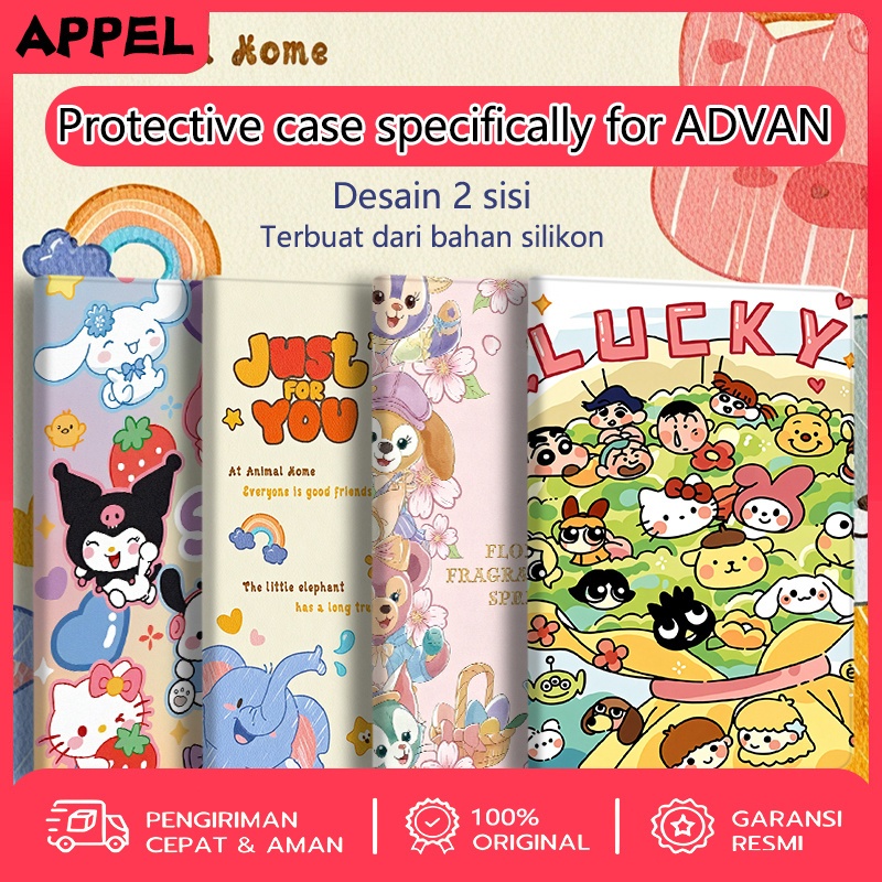 Advan Tab A10 / 10.1 inch 2024 / Casing Flip Book Cover Universal Sarung tablet Leather Case Stand A