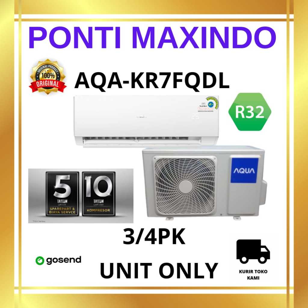 AC AQUA 3/4PK AQA-KR7FQDL UNIT ONLY