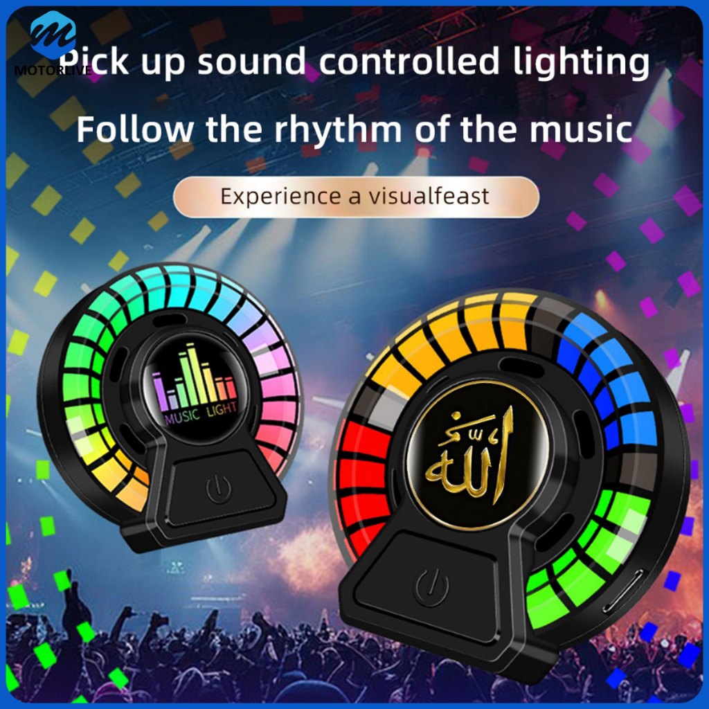 1 Parfum Mobil Lampu LED RGB Car Music Rhythm Parfum Mobil LAMPU MUSIK SPEKTRUM Lampu Aromaterapi