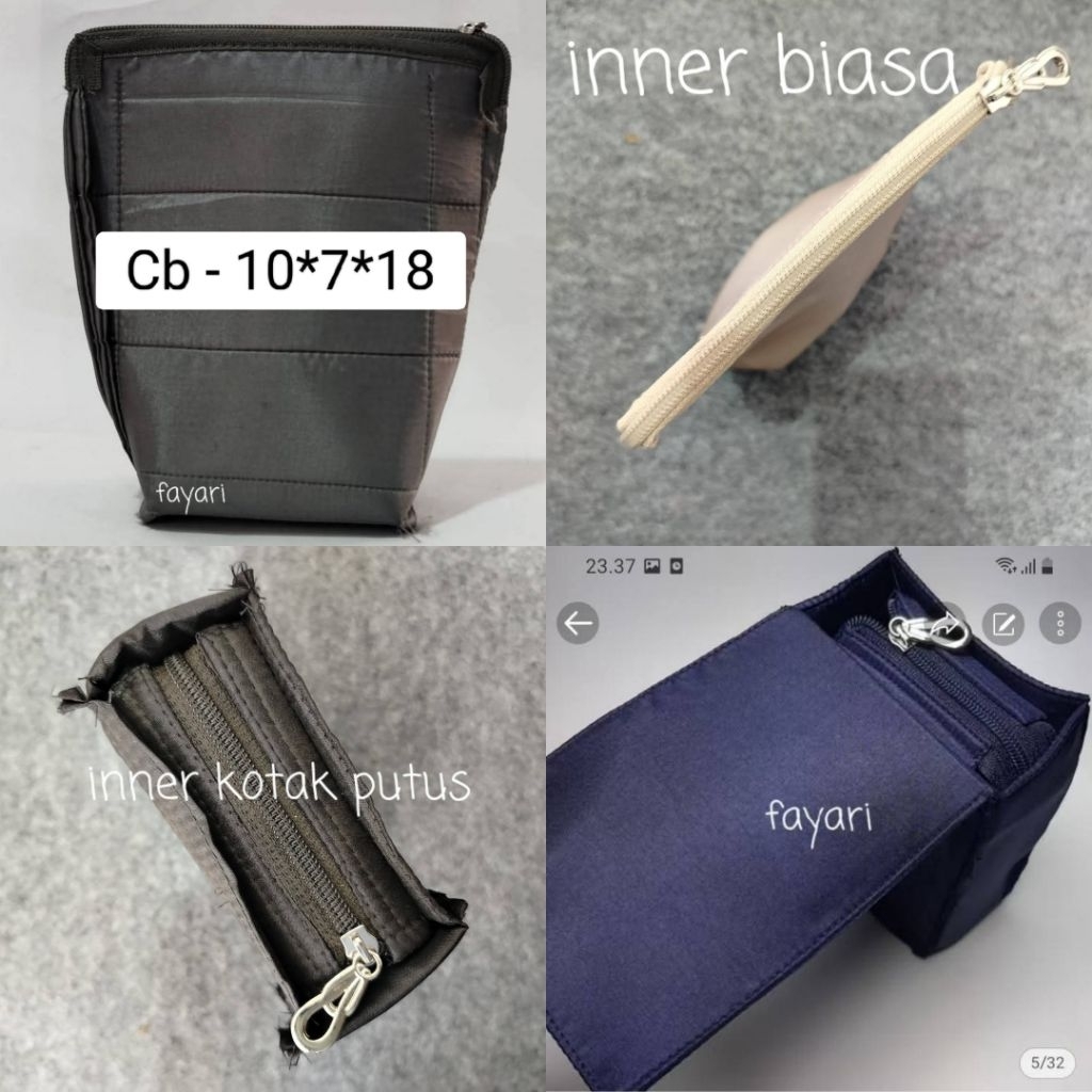 Inner Instan Phone bag - Cb - 10x7x18 (biasa - kotak putus - tutup) - Pre Order Only