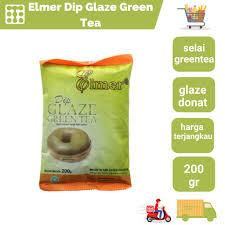 [METTA] pekanbaru/Elmer Glaze Green Tea 200g - Topping Donat Mengkilap, Aroma Lembut, Ekonomis