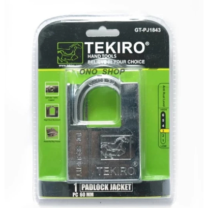 Tekiro gembok jaket 60mm short - padlock jaket 60mm