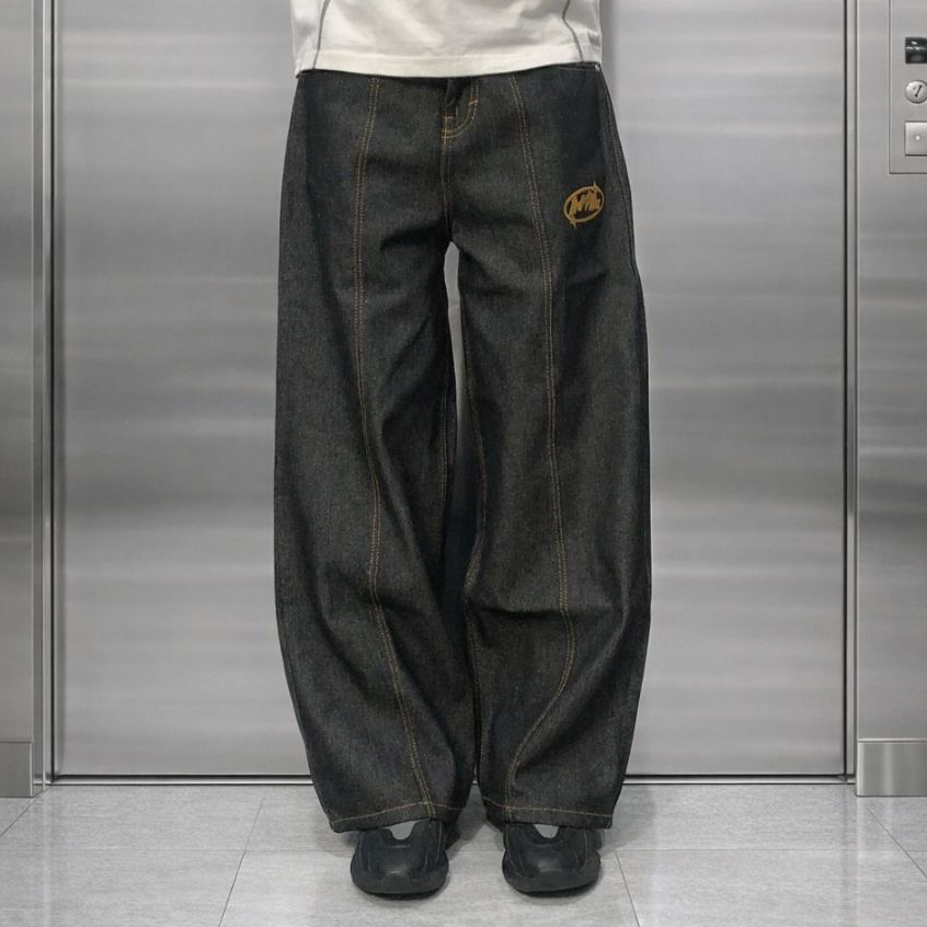 Wp Company - BAGGY Pants Black Coien| Celana Panjang Pria
