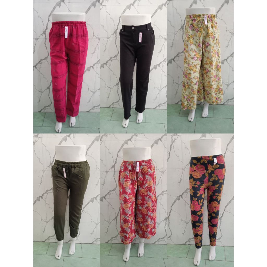 CELANA WANITA MURAH [PART1] LAYAK PAKAI / CELANA KERJA WANITA/ CELANA KULOT// BAJU BEKAS P.L