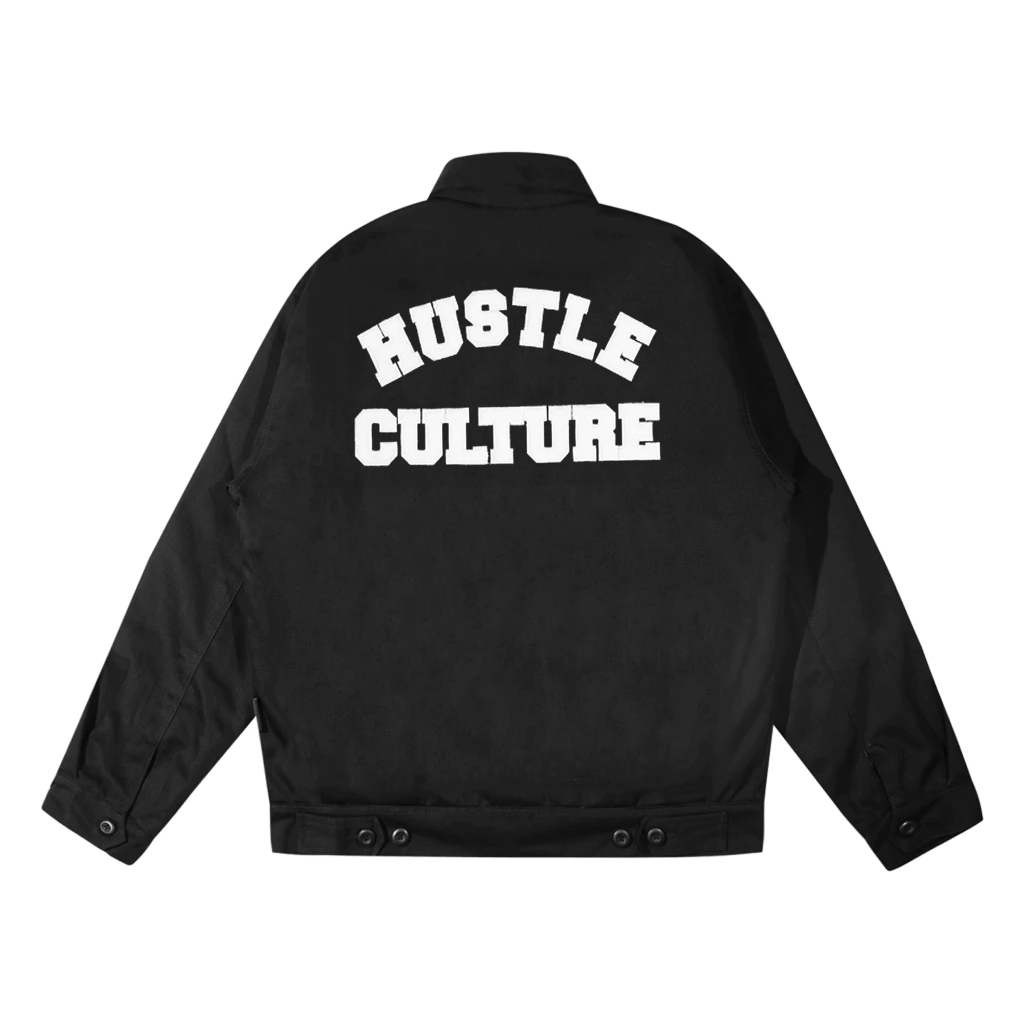 MRFM - WORK JACKET HUSTLE CULTURE BLACK OW-006