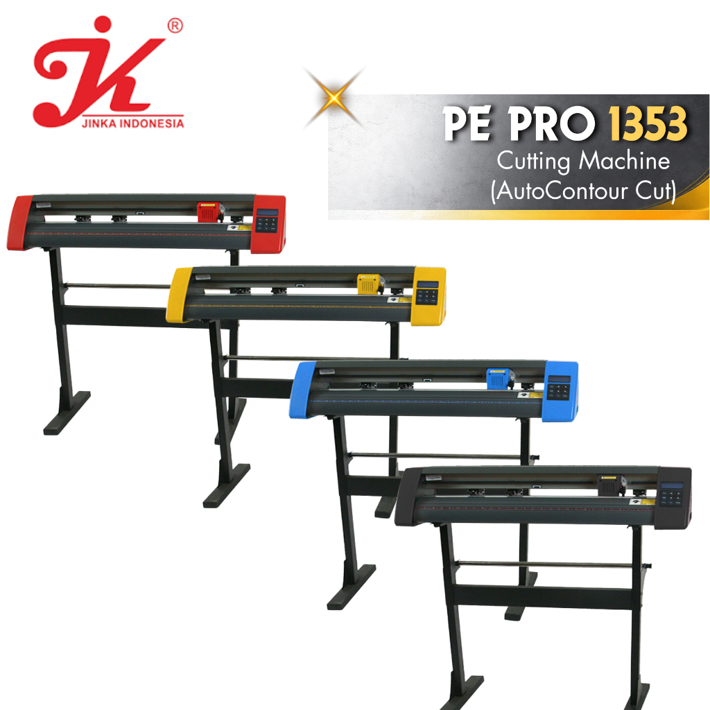 Mesin Cutting Sticker Jinka Auto Contour Cut Terbaru -  PE Pro 1353 ( Auto Contour Cut )